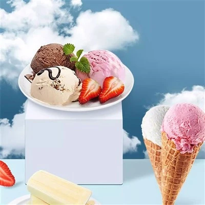 Polvere di gelato al cioccolato
